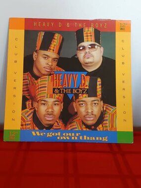 VINTAGE 1980, HEAVY D AND THE BOYZ, WE GOT OUR OWN THANG 12 INCH E.P.!!!